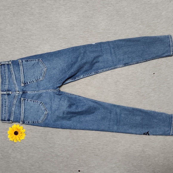 🔴 TOPSHOP Floral Embroidered Denim High Rise Skinny Jeans - Picture 5 of 15